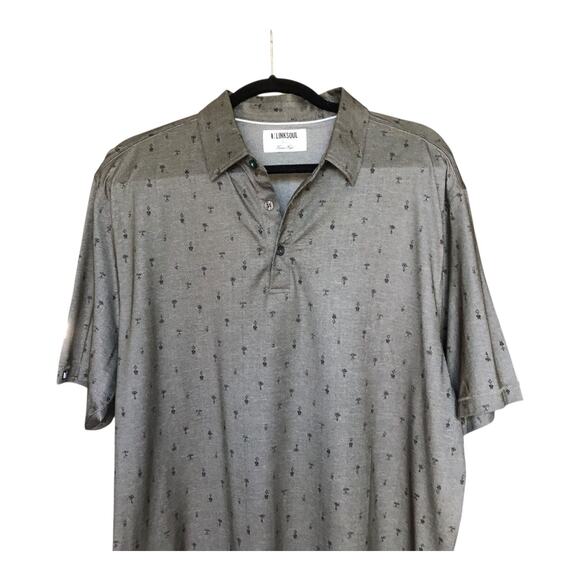 Link Soul Dri-Loft Polo Shirt Ever Green Signs Short Sleeve Men's Size XL NWT - Picture 3 of 13